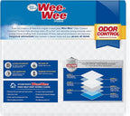 Four Paws Wee-Wee Advanced Formula Odor Control Dog Pee Pads, 100 Count | Neutralizes ammonia odors, pee pads for dogs & puppies, dog housebreaking, new puppy supplies, 22" x 23"