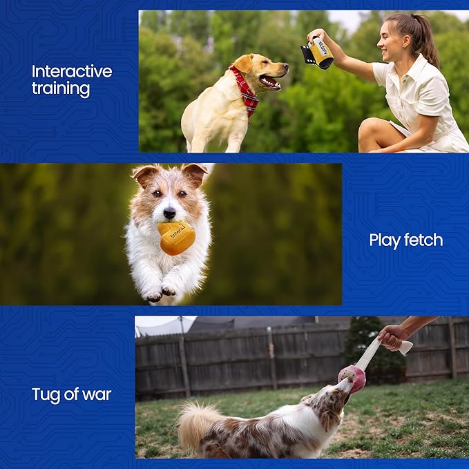 Nocciola Funny Squeaky Dog Toys, Old Tech Themed Stuffed Plush Puppy Toy Set with Hidden Treat Pockets, Cute Crinkle Chew Toys for Small Medium Large Breed, Boy Dog Birthday Gifts, 7 Packs