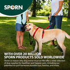 SPORN Ultimate Control No Pull Dog Harness for Large Dogs - 4-in-1 Adjustable L/XL Dog Harness with Front, Back & Dual-Clip Options & Emergency Grab Handle - Easy On/Off, Padded Comfort (Black, L/XL)