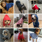 KOOLTAIL Basic Dog Hoodie - Soft and Warm Dog Hoodie Sweater with Leash Hole and Pocket, Dog Winter Coat, Cold Weather Clothes Sweatshirt for Small Medium Large Dogs Puppy Cat Boys Girls Red XL