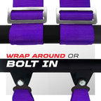 1 pc Purple 5 Point Harness for Bucket Seat, Latch Release, 9 Color Options, Racing Harness 5 point, Race Car, UTV, RZR [6008P3]