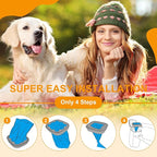 Jumbo Square Refill Bags 2 Pack – Lasts Up to 8 Months – Lavender Scented Dog Poop Bags for Dogs – Pet Waste Refills for Odor Control – Fits Pet Genie Dog Waste Disposal System & Litter Genie Pails