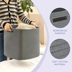 OIAHOMY Storage Cubes, 13 Inch Cube Storage Organizer, Collapsible Storage Bins, Baskets for Organizing, Storage Bins for Shelves-Dark Grey, 2-PACK