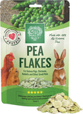Small Pet Select - Pea Flakes, Treats for Rabbit Bunny, Guinea Pig, Chickens, Bunny, Hamster, and Other Small Pets, 8 oz