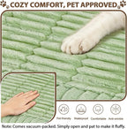 FUANGUI Waterproof Couch Cover Sofa Cover for Dogs and Pets Sofa Protector | Non-Slip Washable Fuzzy Soft Cat Sofa Slipcover for 2-3 Cushion Couch Sofa Pet Friendly, Grass Green, 27.6" x 94.5", 1 pcs