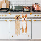 AGRIMONY Funny Corgi Dog Hand Towels for Kitchen Bathroom - Dog Mom Dad Gifts for Women Men Teens Kids-Easter Mothers Fathers Days Valentines Housewarming Birthday Gifts for Corgi Lovers