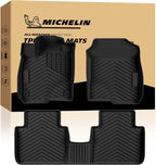 Michelin Vehicle Mats, Premier Series All-Weather TPE Custom Fit Liner for Honda HR-V LX/EX-L/Sport 2023-2026 & Acura ADX 2025-2026 Gasoline & Hybrid Floor Mats(3 Piece)