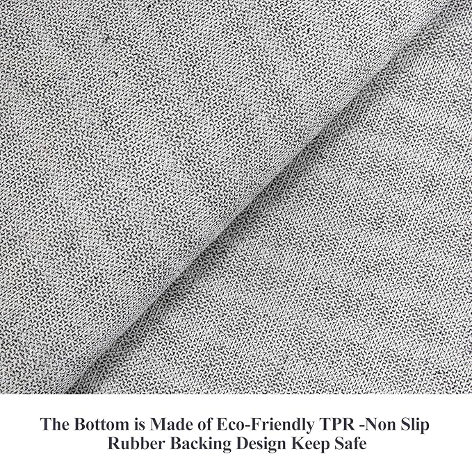 4x8 Washable Kitchen Area Rug: Farmhouse Stain-Resistant Rug for Living Room Bedroom Wide Soft Carpet for Entryway Dining Room Thin Hallway Floor Mat with Non Slip Backing Vintage Home Dcor(4x8,Black)