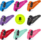 Didog Soft Padded Dog Collars for Small Dogs, Lightweight and Breathable Dog Collar with Metal Buckle for Puppy, Red, S