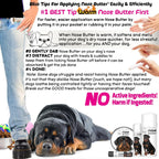 The Blissful Dog Rottweiler Nose Butter for Dry, Cracked Skin, Lick-Safe Dog Nose Balm with Moisturizing Shea Butter, Almond, Olive, and Essential Oils, Pet Supplies, Uncented, 1 oz.