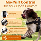 Bark Appeal Tan Plaid No-Pull Dog Harness for Small to Medium Sized Pets – Adjustable, Reflective Vest with 3 Leash Clips for Added Control, Easy Walks & Training – Medium