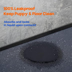 Sunsleek 72"x72" Washable Pee Pads for Dogs Extra Large Non-Slip Puppy Pads | Reusable Waterproof Pet Training Mats, Super Absorbent, for Quick-Dry Whelping Pads & Incontinence for Playpen, Crate, Floor