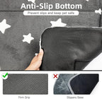 Mora Pets Dog Crate Pad Dog Kennel Bed Mat for Large Dogs Washable Cute Star Pet Bed for 36 inch Cage Ultra Soft Flat Puppy Cat Cushion for Cozy Sleeping Anti-Slip Grey 36 x 23 | Soft Dog Bed Mat, Crate Pad for Dog Cages Cozy Sleeping Liner, Pet Pillow...
