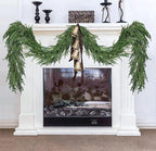 DearHouse Christmas Norfolk Pine Garland, 9 Ft Artificial Greenery Christmas Decoration for Holiday Season, Mantel Fireplace Table Runner Centerpiece