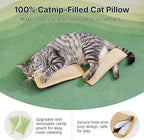 Potaroma Cat Toys Pack of 2 with 6000mg A+ Organic Catnip, Soft Sisal Material Indoor Kitten Scratching and Kicker Toys, Drives Bored Cats Crazy with Fun Interactive Chew
