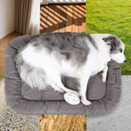 KHONSU PET Durable Dog Bed Tough and Tear Proof Dog Crate Bed, 800lbs Tear Strength PVC-Backed Waterproof Ped Bed Mat Indoor & Outdoor Use for Dogs up to 60 lbs
