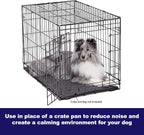 MidWest Homes for Pets Cushioned Dog Crate Mate, 30 inch Black