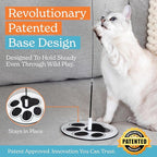 Interactive Cat Toys for Indoor Cats Suction Cup Cat Toys for Indoor Cats Bird Hunting Slefplay Simulation for Kitten Flying Bird Toy Feather Wand Attachments