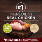 Purina ONE True Instinct High Protein Dry Dog Food Formula with Real Chicken and Duck Natural with Added Vitamins and Minerals Dog Food - 15 lb. Bag