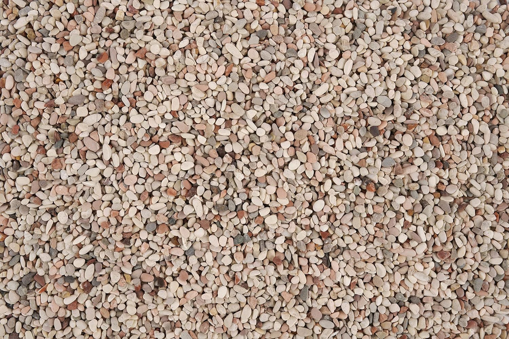 LANDEN Betanu Aquascape Sand for Aquarium Landscape, Natural Cosmetic Gravel, Granite Sand, Fish Tank Decorative Sand, Coarse Sand for Plants, Small Pea Gravel, Light Colored Gravel 3-5mm 2L (7lbs)