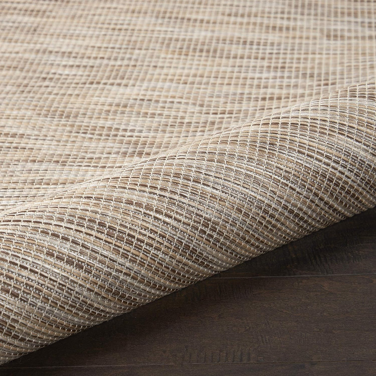 Nourison Positano Indoor/Outdoor Beige 2'2" x 10' Area Rug, Easy Cleaning, Non Shedding, Bed Room, Living Room, Dining Room, Backyard, Deck, Patio (2x10)