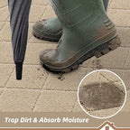 BEQHAUSE Dirt Trapper Door Mat 32" x 48", Doormat Non-Slip Entryway Rugs Washable, Dog Door Mat Stain Resistant and Absorbent Welcome Floor Mat for Front Back Door, Mud Wet Shoes & Paws, Warm Beige