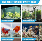 JOR Aquarium Water Conditioner, Colorless Tap Treatment for Betta, Nano, Shrimp, Snails, Freshwater, Saltwater, Large Tanks, Gentle Dechlorinator, Covers Up to 1,000 Gallons, 16 oz per Bottle 
