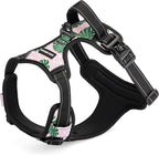 Lucky Love Dog No Pull Dog Harness, Adjustable and Easy to Walk, Cute Patterned Harness for Large Male & Female Dogs - Laguna, Large