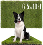 Dog Grass Pads 6.5 x 10 FT Artificial Grass Pee Pads for Dogs Potty Fake Grass Rug Turf Mat for Dogs Training Indoor Outdoor Garden Lawn Artificial Grass Rug