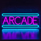Arcade Neon Sign Arcade Neon Light for Wall Decor USB Powered Dimmable Arcade LED Neon Lights Sign for Game Room for Game Room Recreation Living Room Birthday Gift Man Cave Bedroom Decor