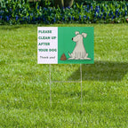 Mr. Pen- No Dog Poop Signs for Yard, Clean Up After Your Dog Signs, No Pooping Dog Signs for Yard, Dog Poop Signs for Lawn, Dog Signs No Pooping, Curb Your Dog Sign, Please Pick Up After Your Dog Sign