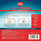 Simple Solution Abzorbitall Pet Mess Absorbent Towels - Multi-Surface Urine and Dog Poop Cleaning Sheets - 12 x 17 inches - 30 Towels