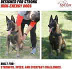 KNK Heavy Duty Tactical Dog Harness for Pitbull, Large & XL Breeds | Adjustable Padded Dog Harness for Large Dogs and Bullies with Reinforced Chest Support for Training, Walking, Strong Pullers
