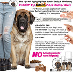 The Blissful Dog Mastiff Nose Butter for Dry, Cracked Skin, Lick-Safe Dog Nose Balm with Moisturizing Shea Butter, Almond, Olive, and Essential Oils, Pet Supplies, Uncented, 4 oz.