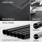 Bedsure Outdoor Elevated XL Dog Bed, Portable Indoor & Outdoor Cooling Raised Cot Pet Hammock Bed with Skid-Resistant Feet, Frame with Breathable Mesh, Black, 54 inches