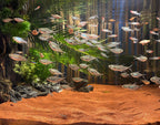 11lb Natural South American Rainforest Sand, Aquarium red Sand, Lava Rock Soil, Red Lava Rock Sand, Succulent Sand Fish Tank Sand Aquarium Substrate Sand