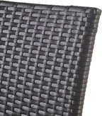 Christopher Knight Home Delfina Outdoor Wicker Barstools, 4-Pcs Set, Grey