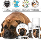 The Blissful Dog Bullmastiff Nose Butter for Dry, Cracked Skin, Lick-Safe Dog Nose Balm with Moisturizing Shea Butter, Almond, Olive, and Essential Oils, Pet Supplies, Uncented, 2 oz.