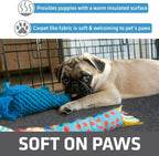 Drymate Jumbo Dog Playpen Mat (60x74), Super Absorbent, Waterproof, Slip-Resistant, Machine Washable, Reusable Puppy Pad for Training, Whelping, Housebreaking, Incontinence, Crate, Kennel (USA Made)