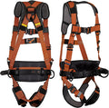 Warthog Comfort MAXX - Safety Harness for Construction – Fall Protection Equipment with Removable Belt and Lumbar Support, Side D-Rings, and Padding, OSHA & ANSI Compliant (L-XL)
