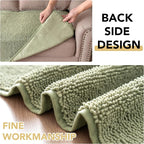 H.VERSAILTEX Non Slip Pet Couch Cover Chenille Dog Bed Protector Thick Soft Sofa Slipcover Pet Friendly Washable Couch Cushion Covers for Pets (30" x 70", Sage)