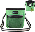 PetAmi Dog Treat Pouch, Pet Treat Pouch for Training, Dog Walking Bag Holder for Kibbles, Pet Food Toy, Dog Trainer Essentials Supplies, Poop Bag Dispenser, 3 Ways to Wear (Green)