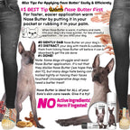 The Blissful Dog Xoloitzcuintli Nose Butter for Dry, Cracked Skin, Lick-Safe Dog Nose Balm with Moisturizing Shea Butter, Almond, Olive, and Essential Oils, Pet Supplies, Uncented, 0.50 oz.