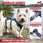 Tuff Pupper Escape Proof Dog Harness for Extra Small Dogs | No Pull Lightweight Adjustable Harness | No Escape Multifunctional Outdoor Pet Gear | Strong Durable Breathable | Secure Comfortable Fit