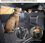 XL Truck Back Seat Extender for Dogs, Hard Bottom Dog Car Seat Cover for Back Seat, Heavy Duty Dog Hammock for Aggressive Chewers, Waterproof Pet Seat Covers for Trucks, F150, Ram1500, Large SUV
