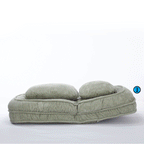 [VIDEO provided] Human Dog Bed ,Lazy Sofa Couch ,5 Adjustable Position,sit,sleep,fold,suit to put in bedroom, living room ,Space Saving Design,Green