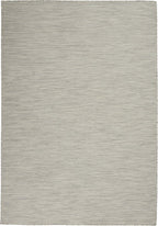 Nourison Positano Indoor/Outdoor Light Grey 3' x 5' Area Rug, Easy Cleaning, Non Shedding, Bed Room, Living Room, Dining Room, Backyard, Deck, Patio (3x5)