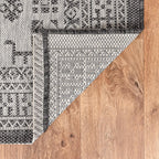 Keen Home Design Terrace Outdoor Area Rug - 6x9 Washable Indoor/Outdoor Rug for Patio, Kitchen, Balcony, Beach, Garden, Deck and Porch, Size: 6'x8'10"