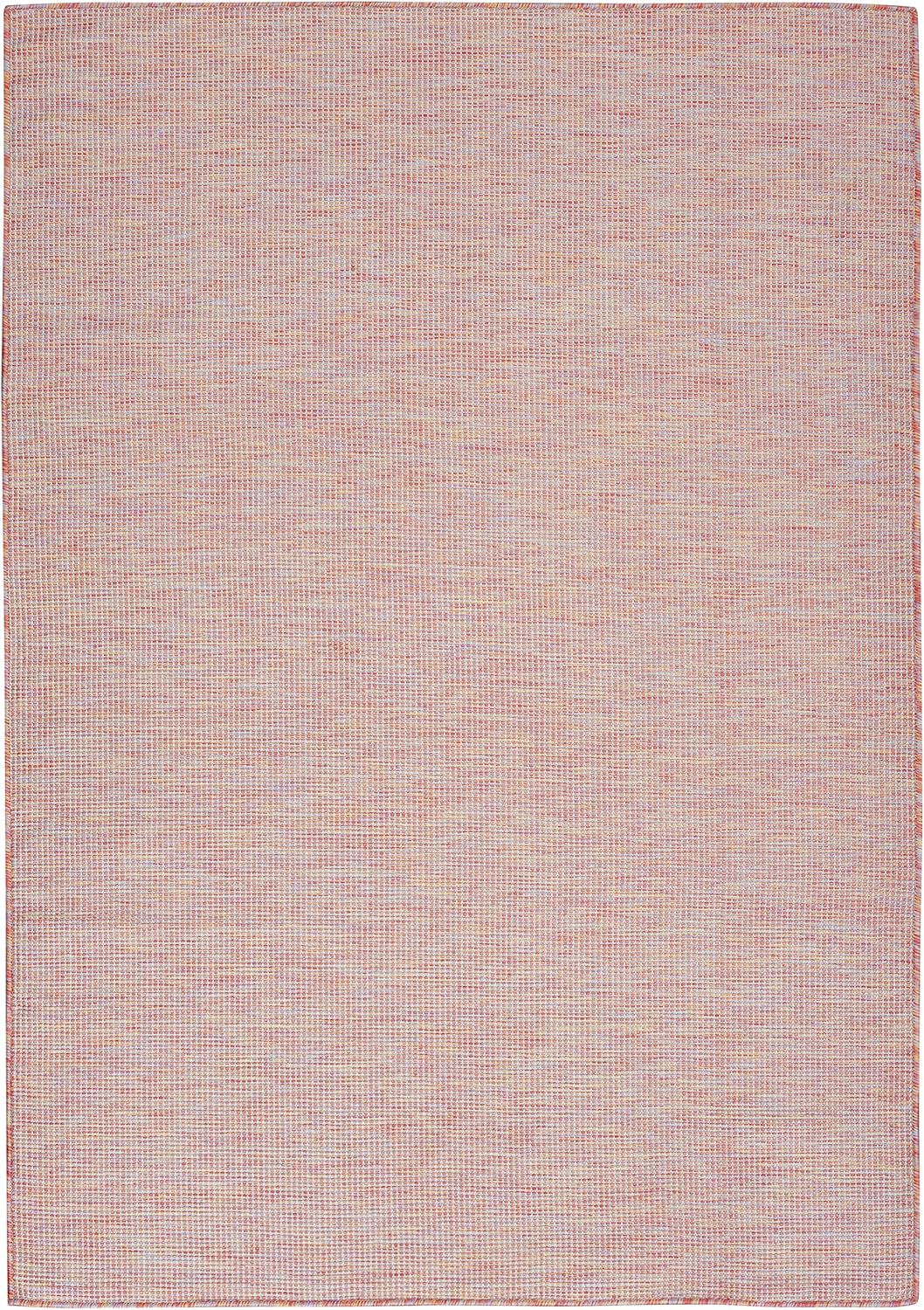 Nourison Home Positano Indoor/Outdoor Rainbow 4' x 6' Area Rug, Easy Cleaning, Non Shedding, Bed Room, Living Room, Dining Room, Backyard, Deck, Patio (4x6)