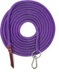 22' Long Line with SS O Ring and Carabiner (Purple)